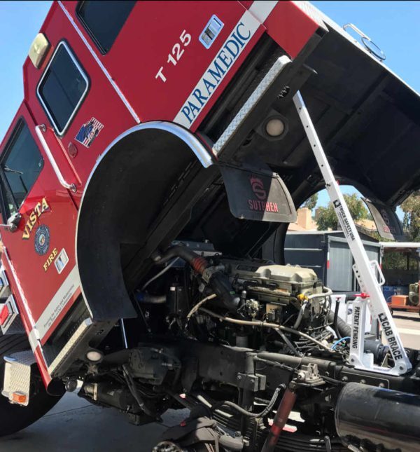 Standard Cab Brace® Part No. CB-1 - Bracing up a cab