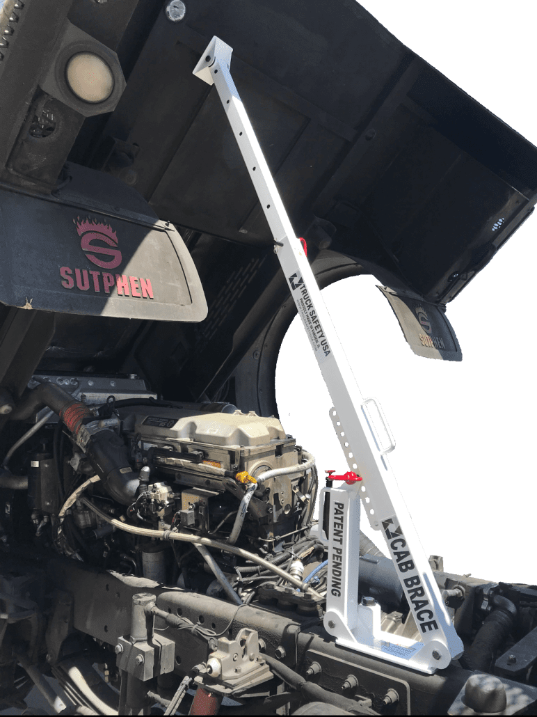 Standard Cab Brace® Part No. CB-1 - bracing up a cab Standard Cab Brace® Part No. CB-1 - bracing up a cab